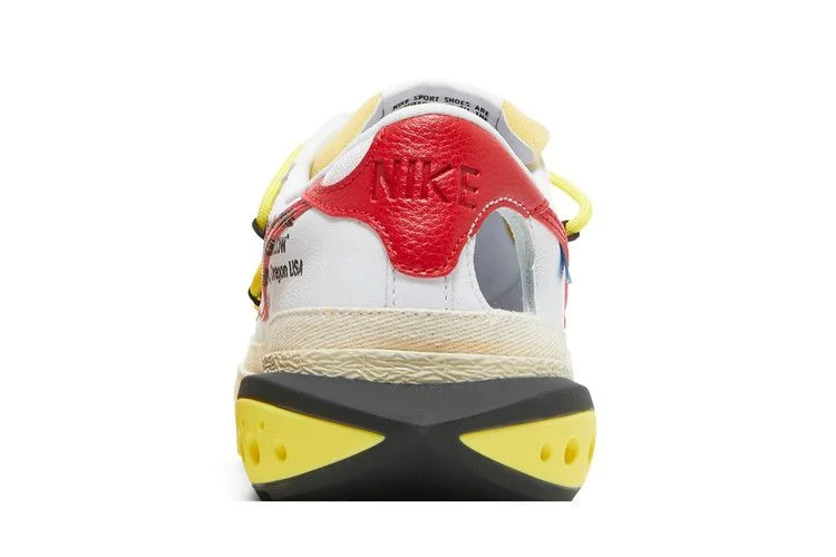 Кроссовки Off-White x Nike Blazer Low 'White University Red'