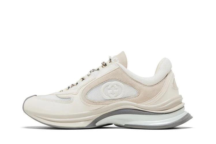 Кроссовки Gucci Run Sneaker 'White Suede'