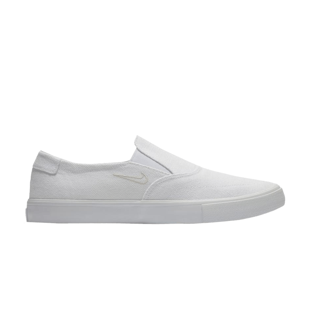 Nike Portmore 2 Solarsoft Slip On Canvas SB 'White'
