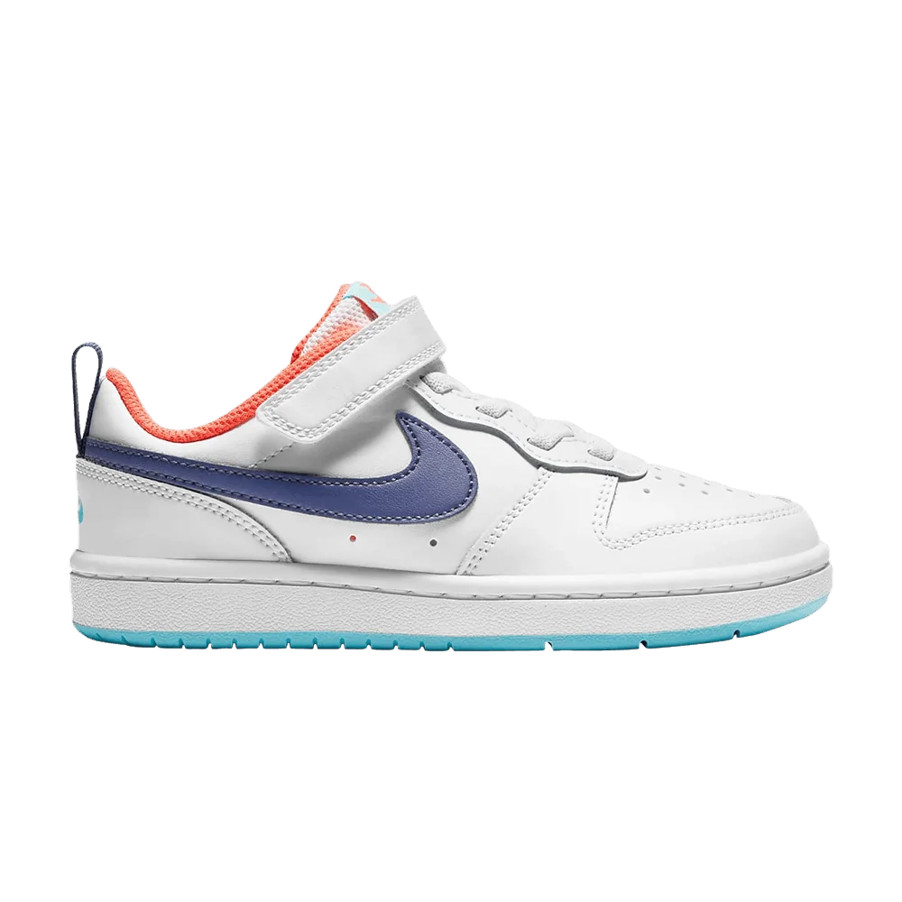 Кроссовки Nike Court Borough Low 2 PS 'White Dark Purple Dust'