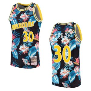 mens-warriors-stephen-curry-floral-fashion-jersey-black-300x300