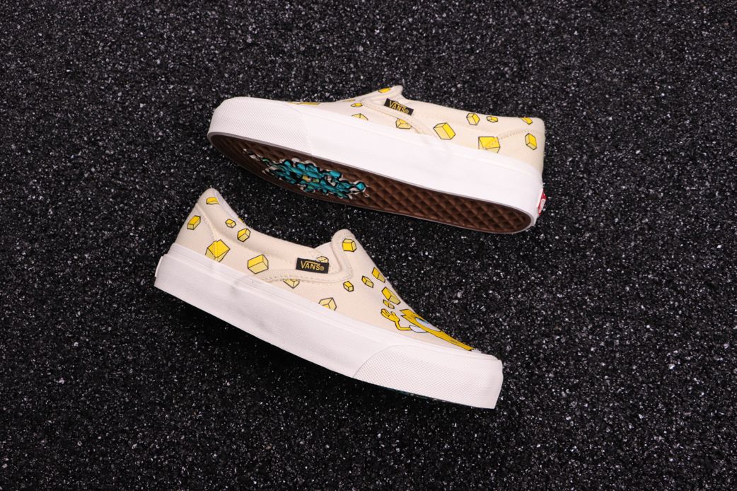 Кроссовки Vans OG Classic Slip-On LX Spongebob Yellow