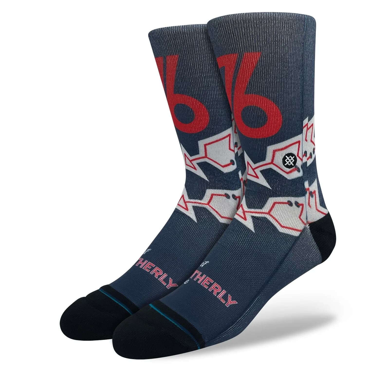 Спортивные носки Philadelphia 76ers 2024 City Edition NBA Socks