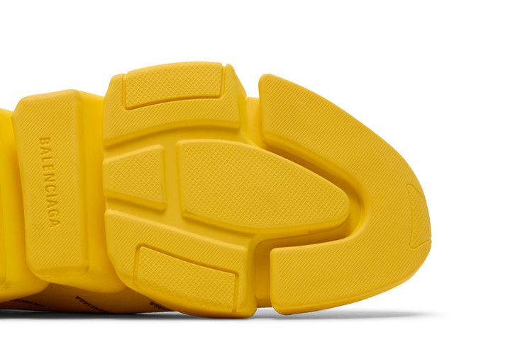 Кроссовки Balenciaga Speed 2.0 Sneaker 'Allover Logo - Yellow'