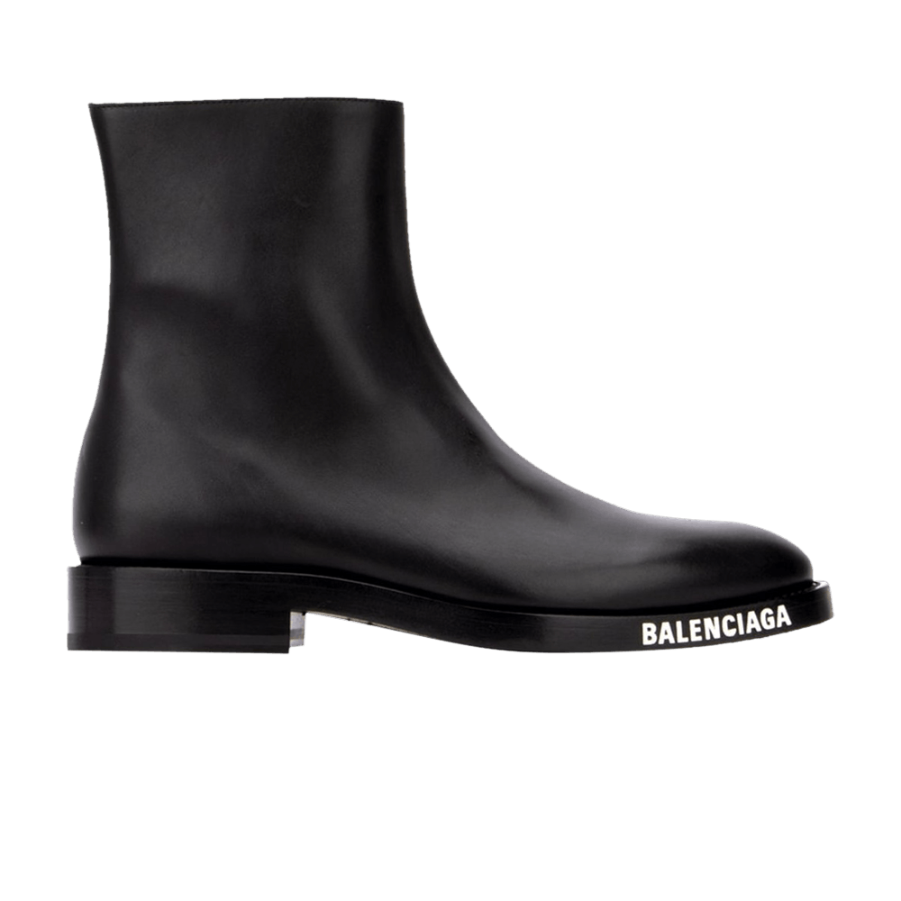 Кроссовки Balenciaga Logo Sole Ankle Boot 'Black'