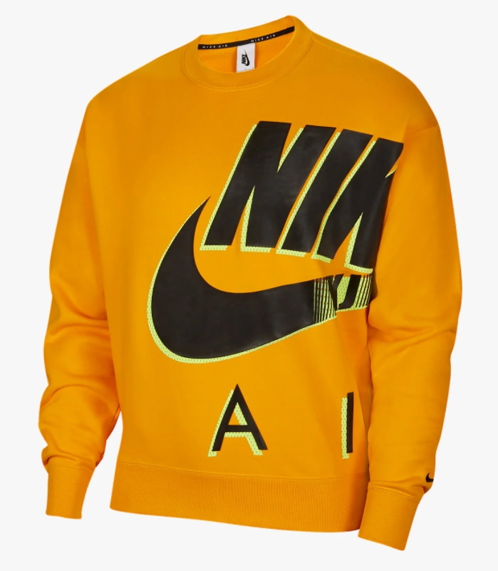Толстовка Nike x Kim Jones Fleece Crewneck Orange
