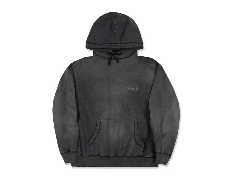 Худи Awake Sunbleached Logo Hoodie Black