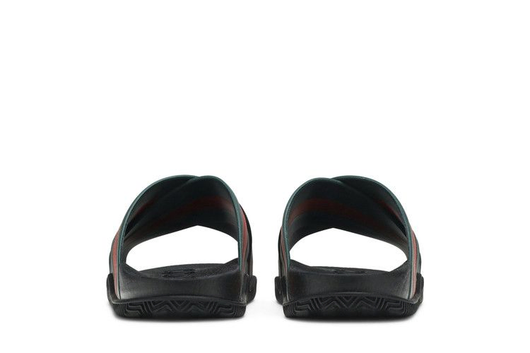 Кроссовки Gucci Rubber Slide 'Green Red'