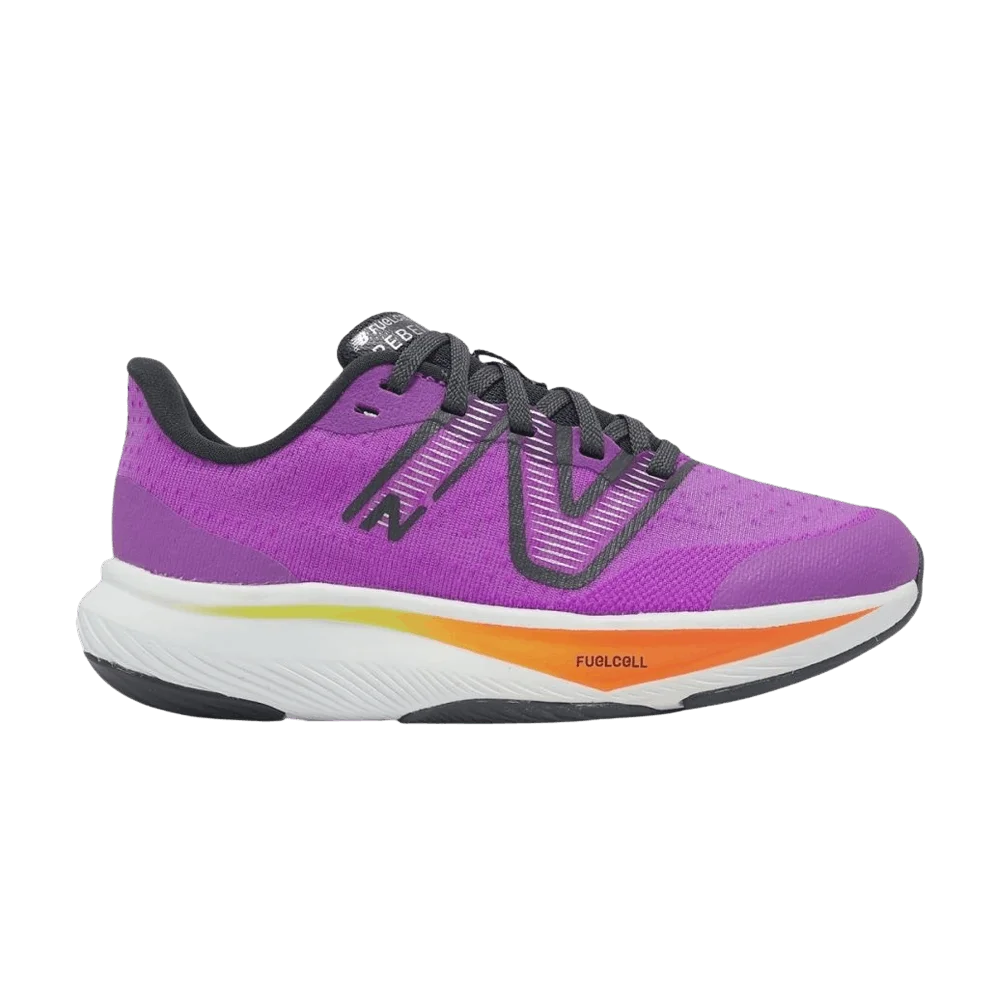 Кроссовки New Balance Fuelcell Rebel V3 Little Kid Wide 'Purple Black'