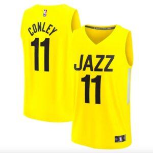 2022-23-Utah-Jazz-11-Mike-Conley-Fast-Break-Icon-Yellow-Jersey-1-300x300