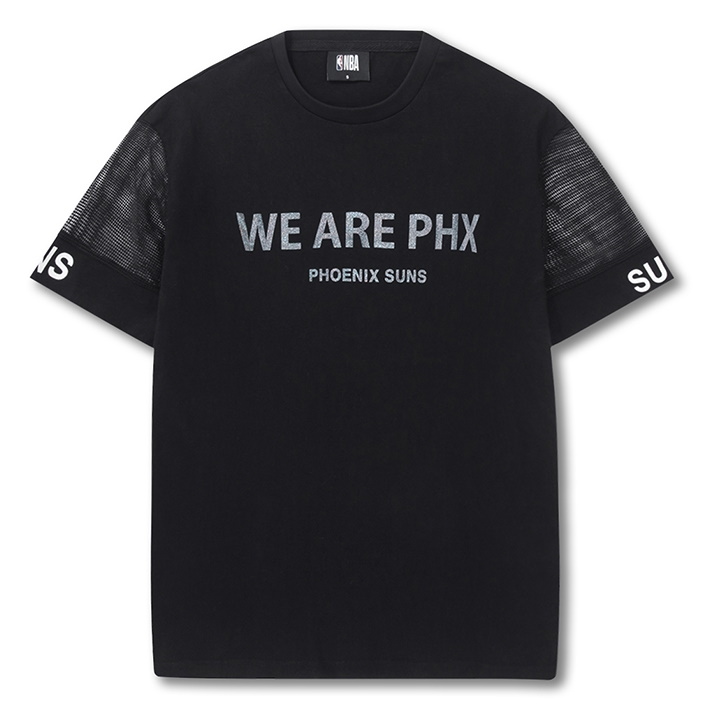 Футболка 2018 NBA Phoenix Suns We Are PHX Black White Tee