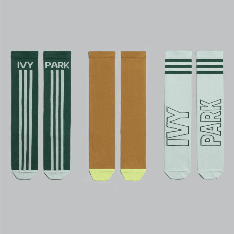 Спортивные носки adidas Ivy Park 3-Pack Logo Socks Green Tint/Yellow Tint/Dark Green
