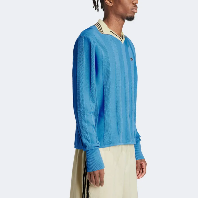 Футболка с длинным рукавом Adidas X Wales Bonner Knit Long Sleeve Football Tee