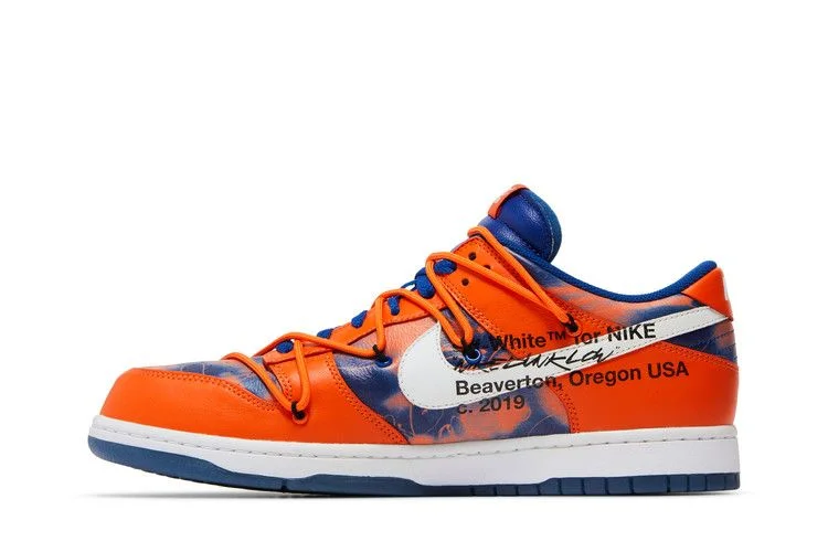 Кроссовки Off-White x Futura x Nike Dunk Low 'Mets'