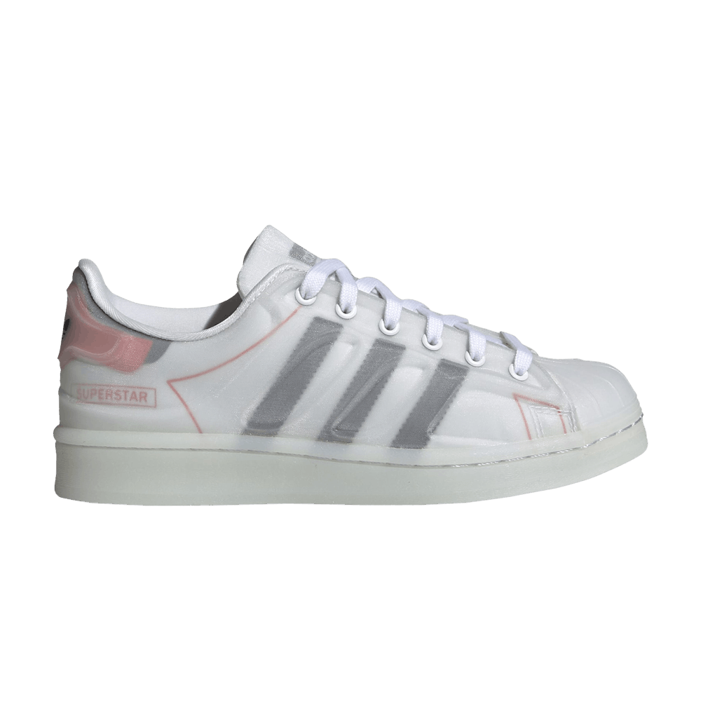 Кроссовки Adidas Superstar Futureshell J 'White Semi Solar Red'