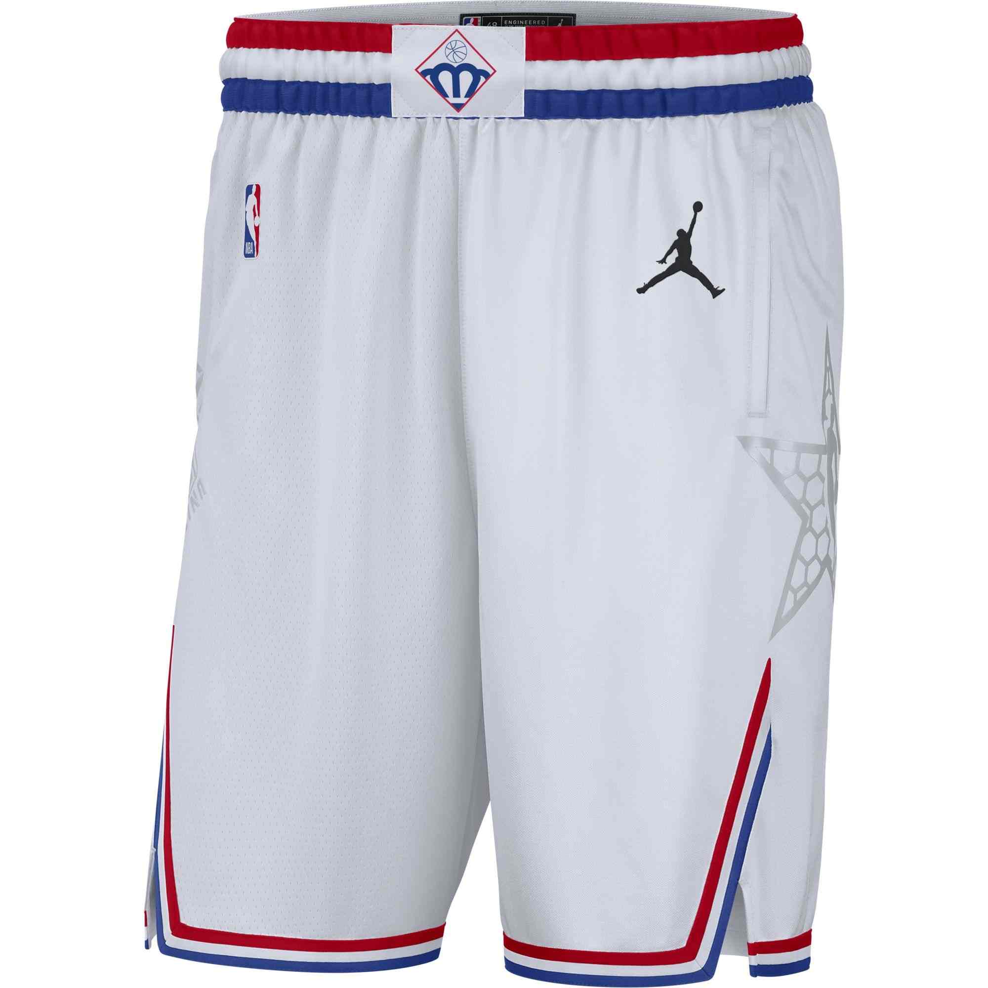 Спортивные шорты 2019 NBA All-Star Shorts White Swingman