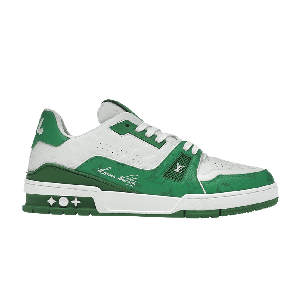 Кроссовки Louis Vuitton Trainer Low '#54 Mini Monogram - Green White'