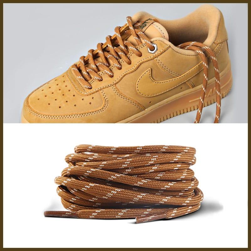 Шнурки Gorilla Guard Air Force 1 Wheat Brown Lines Laces