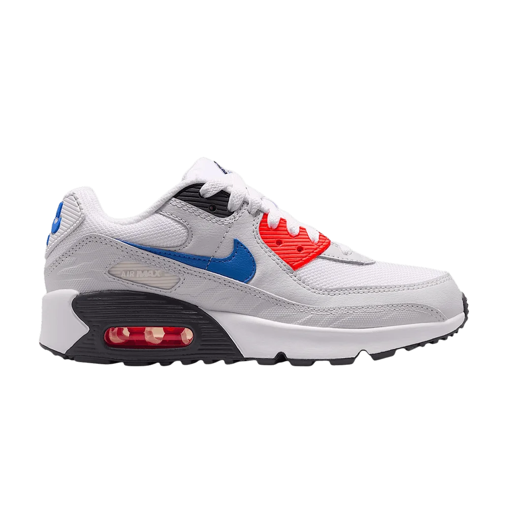 Krossovki-Nike-Air-Max-90-SE-GS-White-Photon-Dust