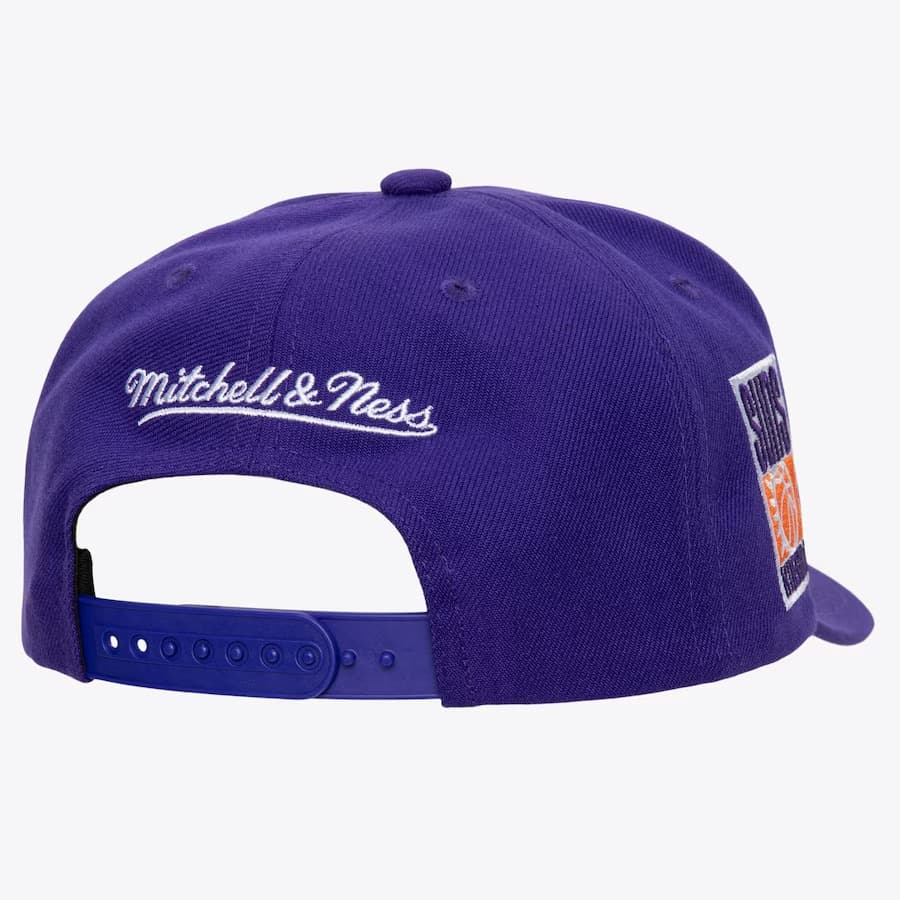Бейсболка Mitchell & Ness Purple Phoenix Suns Hardwood Classics Upside Pro Snapback Hat