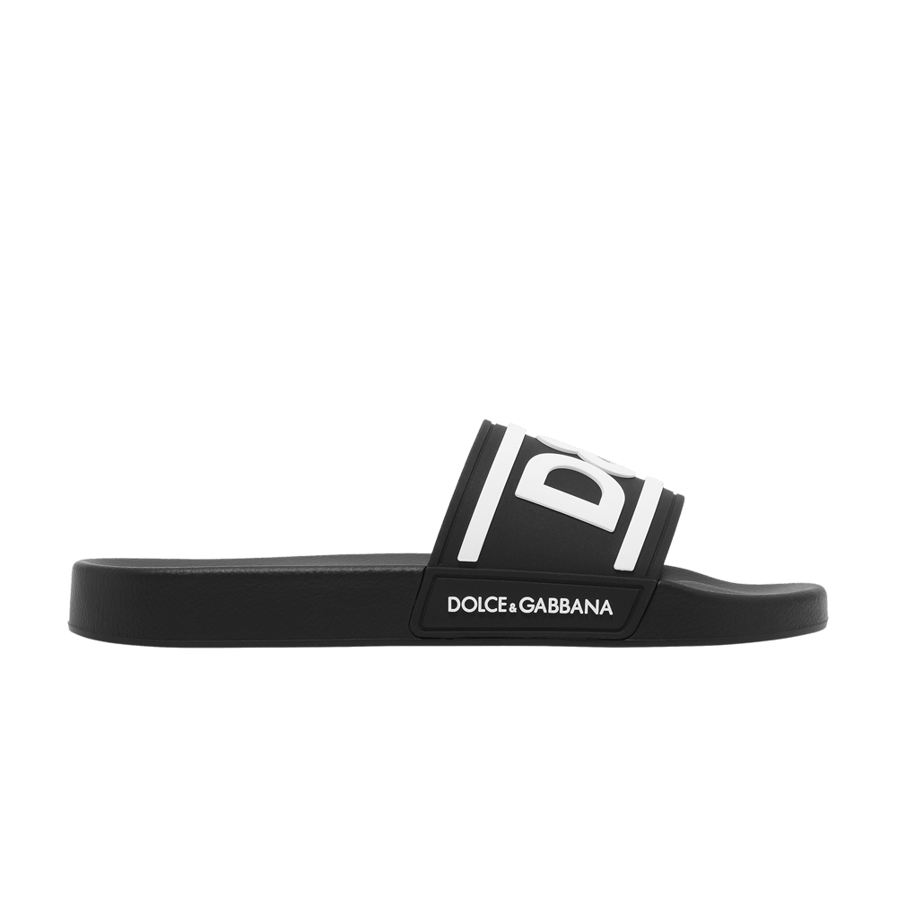 Кроссовки Dolce & Gabbana Slides 'DG Logo - Black White'
