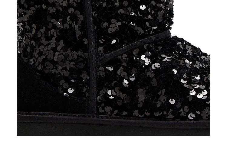 Кроссовки UGG Wmns Classic Short Chunky 'Sequin - Black'