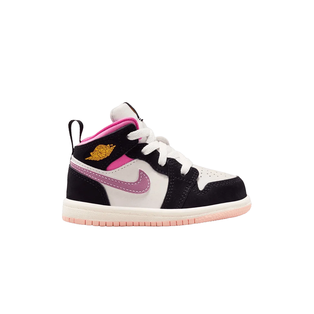 Krossovki-Air-Jordan-1-Mid-TD-Black-University-Gold-Pinksicle