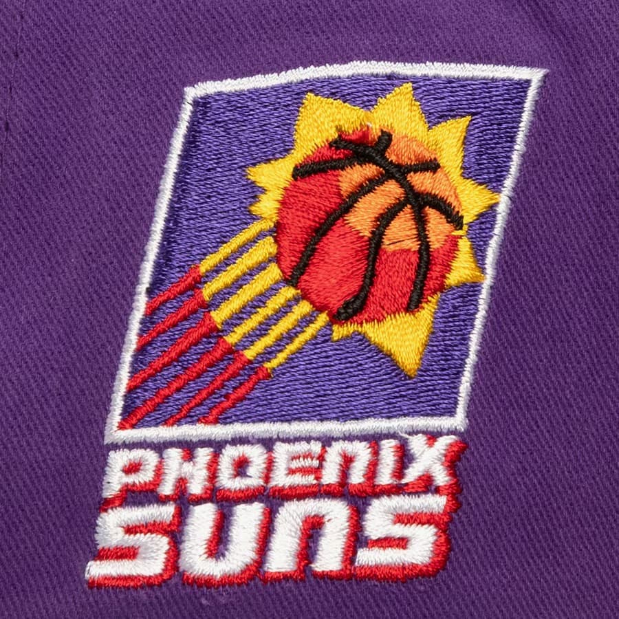Бейсболка Mitchell & Ness Purple Phoenix Suns Block Sweep Pro Adjustable Hat