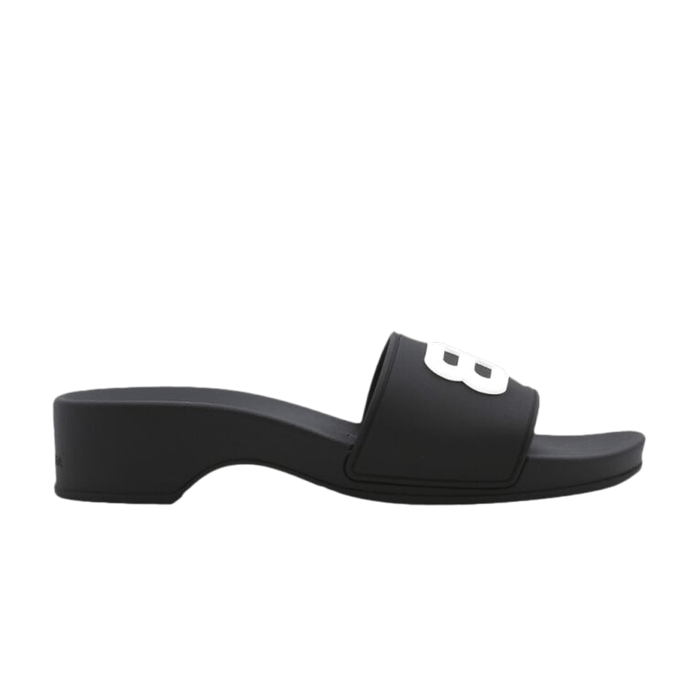 Сандалии Balenciaga Wmns Pool BB Wedge Slide Sandal 'Black'
