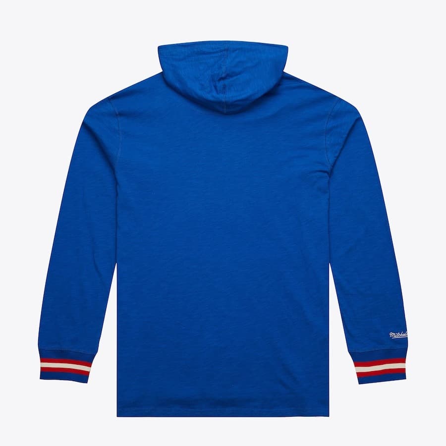 Худи Mitchell & Ness Blue New York Rangers Legendary Slub Pullover Hoodie