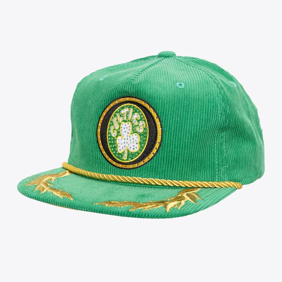 Mitchell-Ness-x-DANNIJO-Kelly-Green-Boston-Celtics-Snapback-Hat