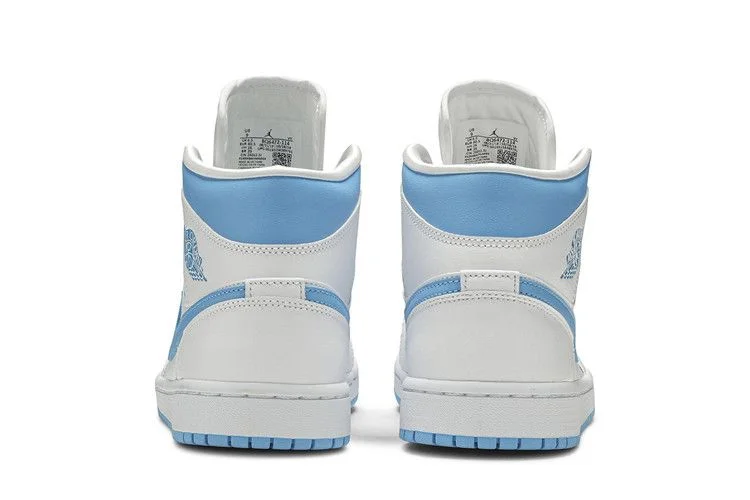 Кроссовки Wmns Air Jordan 1 Mid 'UNC'