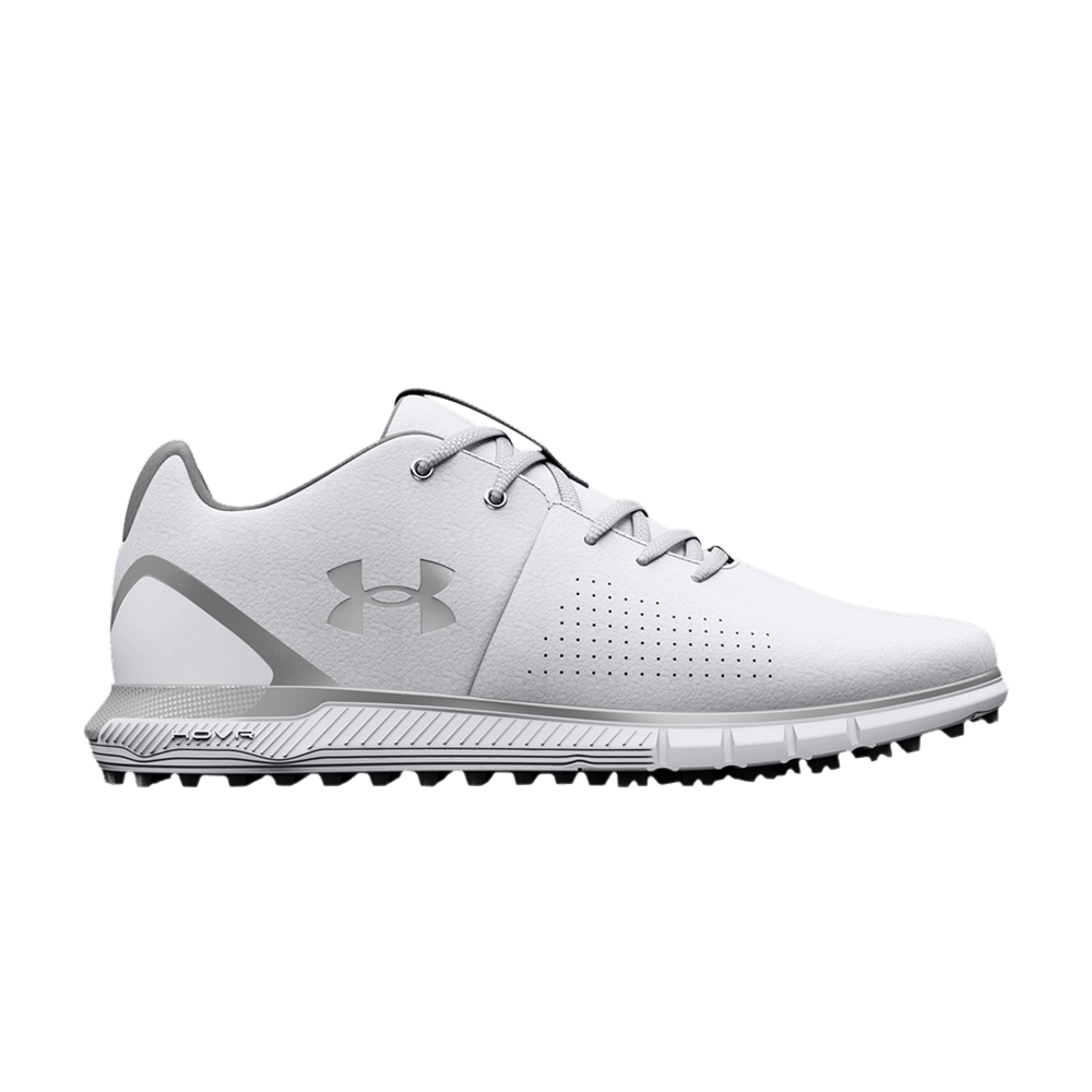 Кроссовки Under Armour HOVR Fade 2 Spikeless Golf 2E Wide 'White Metallic Silver'