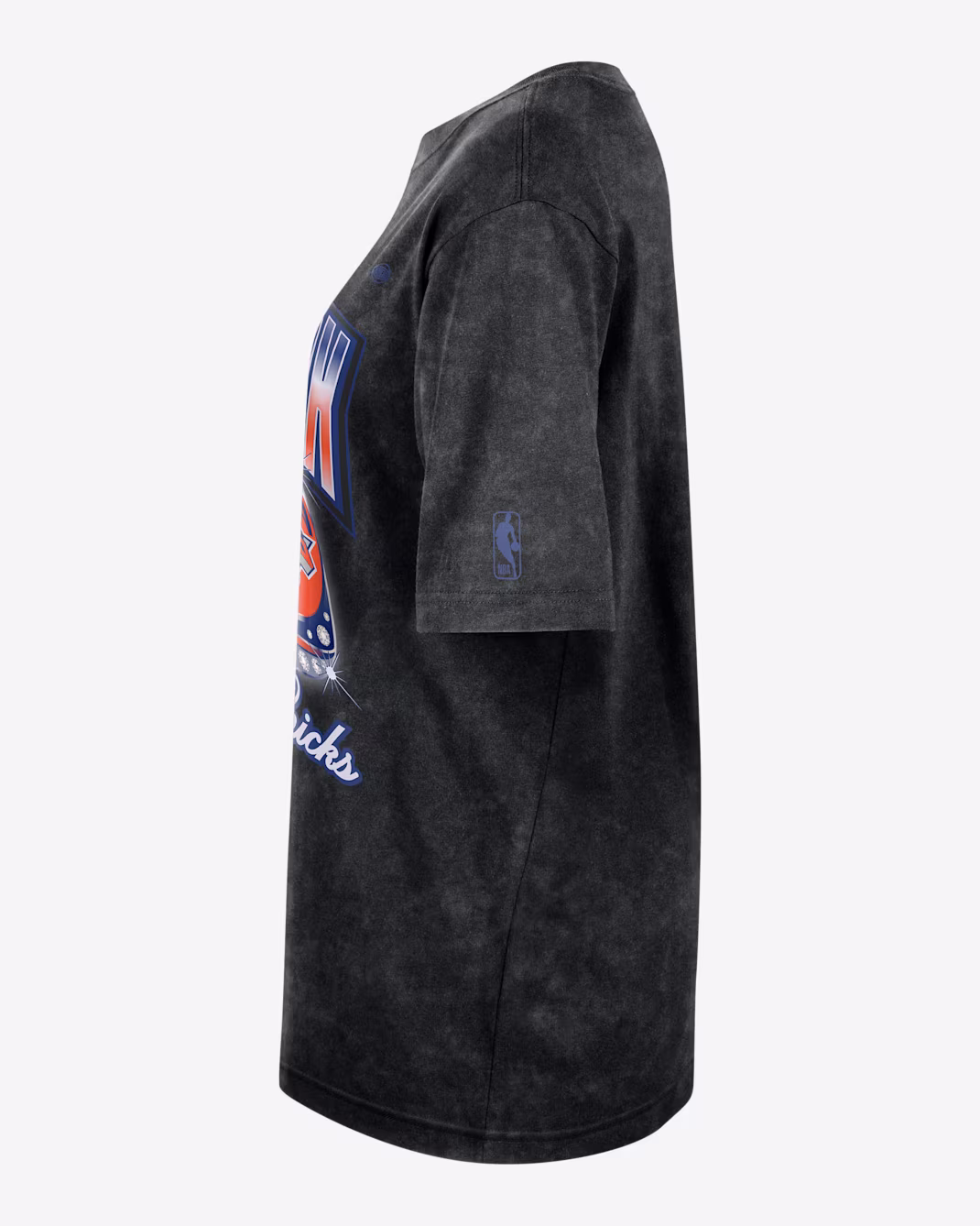 Nike-NBA-New-York-Knicks-Courtside-T-Shirt-Black-2