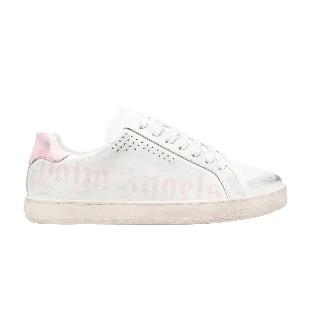 Кроссовки Palm Angels Wmns New Tennis 'Distressed Logo Print - Pink'