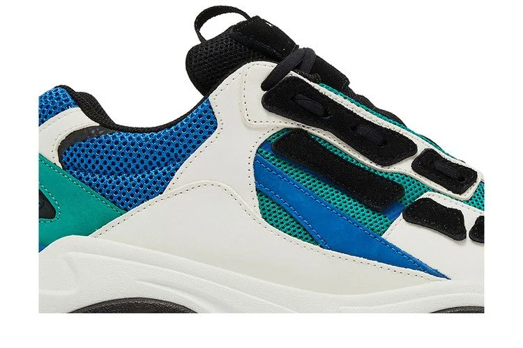 Кроссовки Amiri Bone Runner 'White Black Teal'