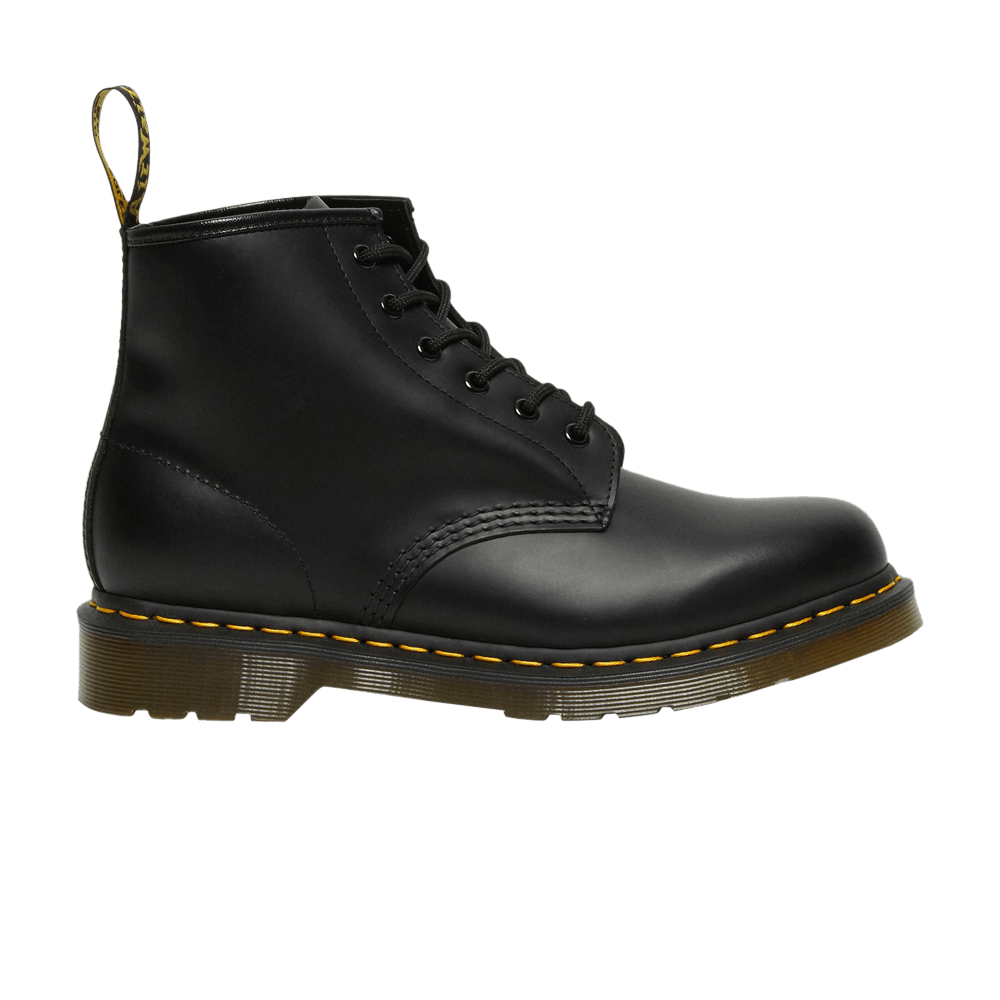 Dr. Martens 101 Yellow Stitch Ankle Boot 'Black'