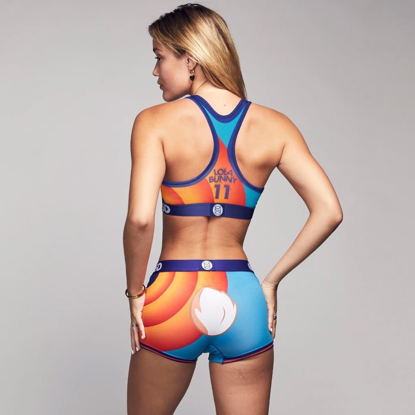 Спортивный топ PSD Lola Bunny #11 Jersey Space Jam 2 Sports Bra