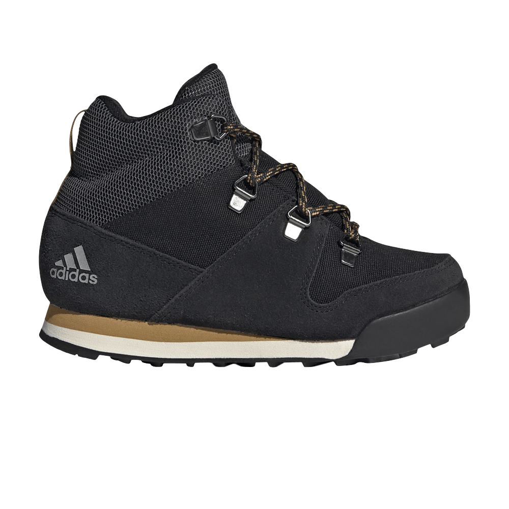 Кроссовки Adidas Terrex Climawarm Snowpitch Winter J 'Black Mesa'