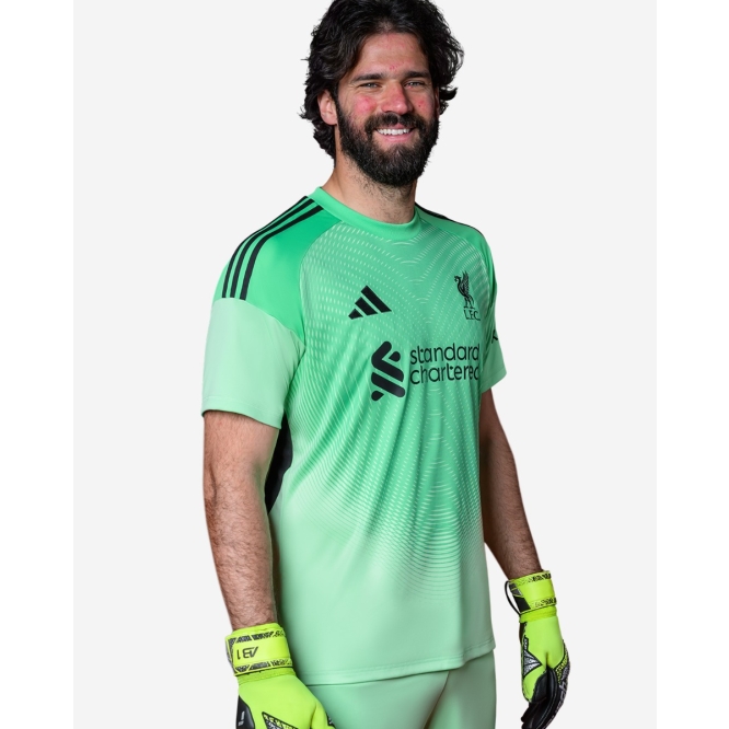 Вратарское джерси Liverpool FC adidas 25/26 Home Short Sleeve Goalkeeper Jersey