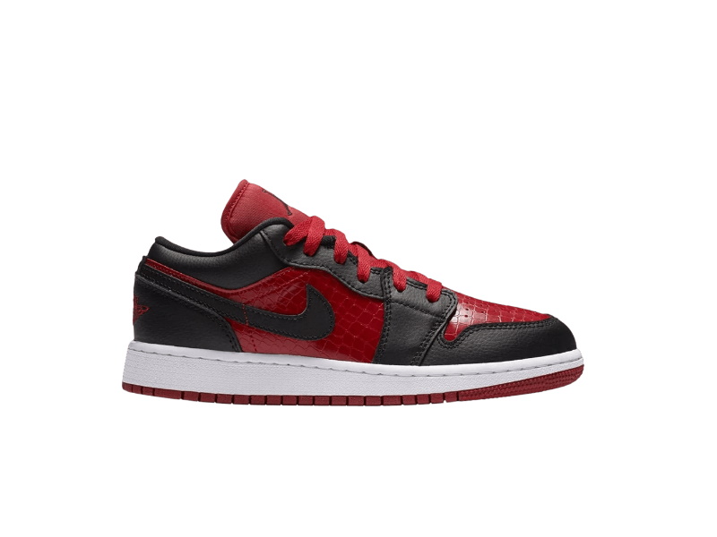 Кроссовки Air Jordan 1 Low BG 'Gym Red Black'