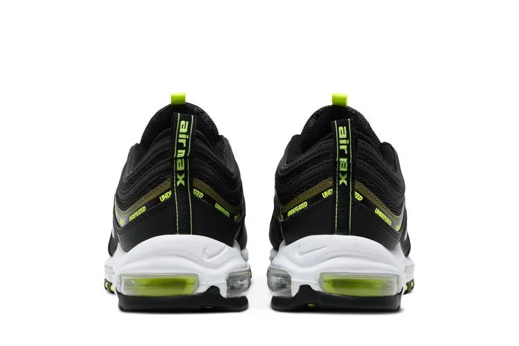 Кроссовки Undefeated x Nike Air Max 97 'Black Volt'