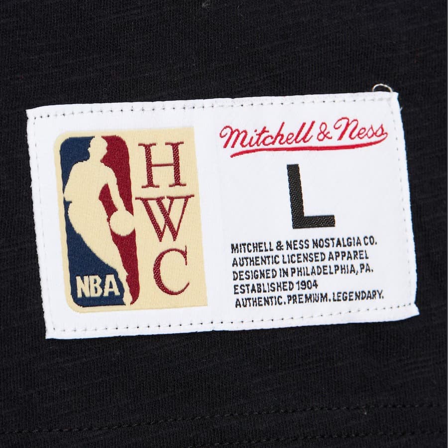 Футболка Mitchell & Ness Black Memphis Grizzlies Vintage Logo Legendary Slub T-Shirt