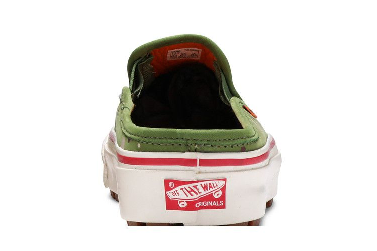 Кроссовки Vans LQQK Studios x OG Mule LX 'Circle V - Splatter Green'