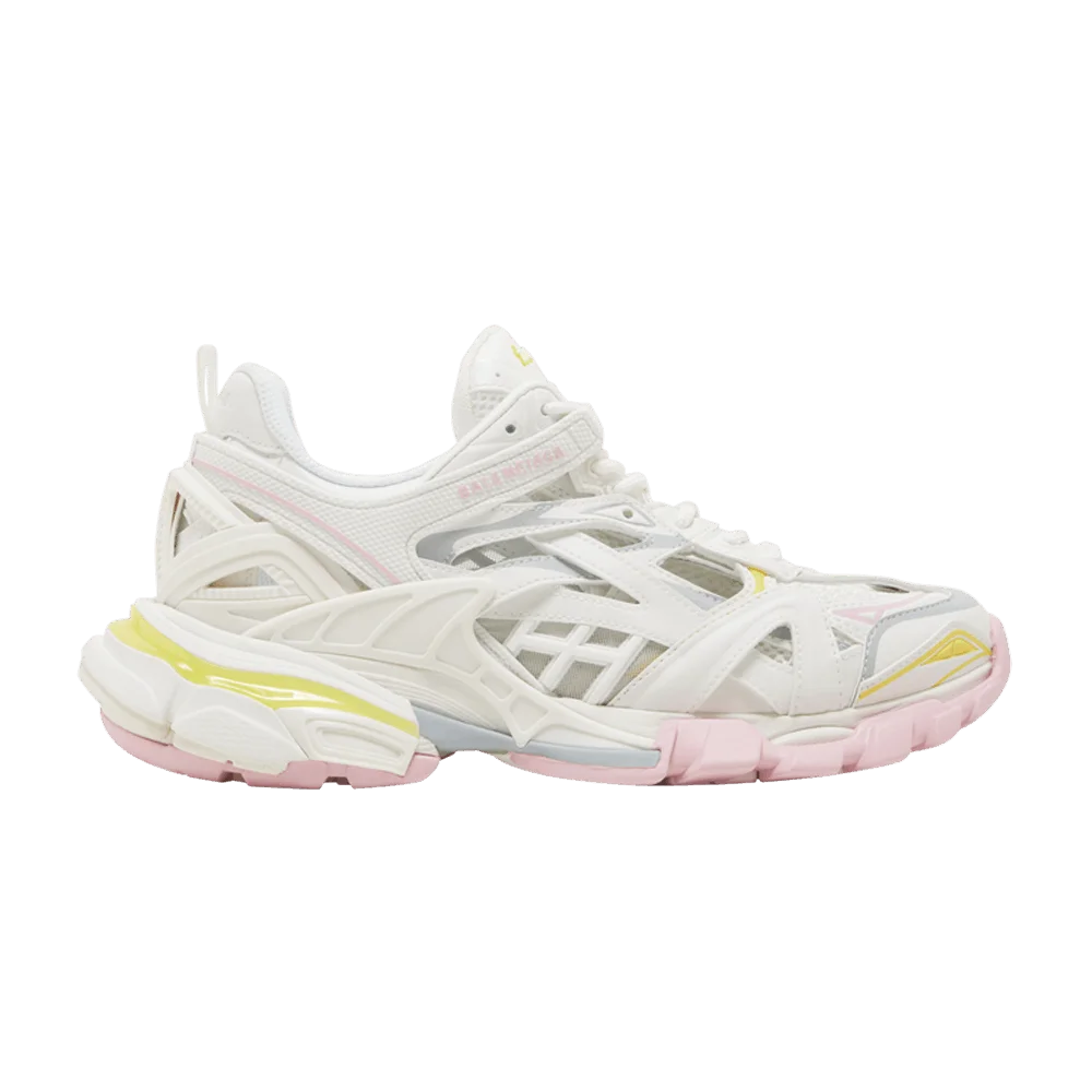 Кроссовки Balenciaga Wmns Track.2 Sneaker 'White Light Yellow'