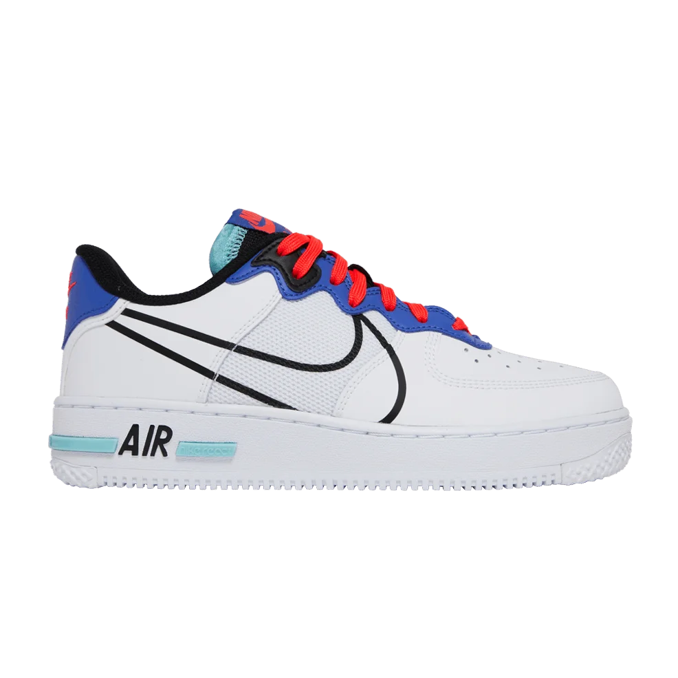 Krossovki-Nike-Air-Force-1-React-GS-Astronomy-Blue-Laser-Crimson