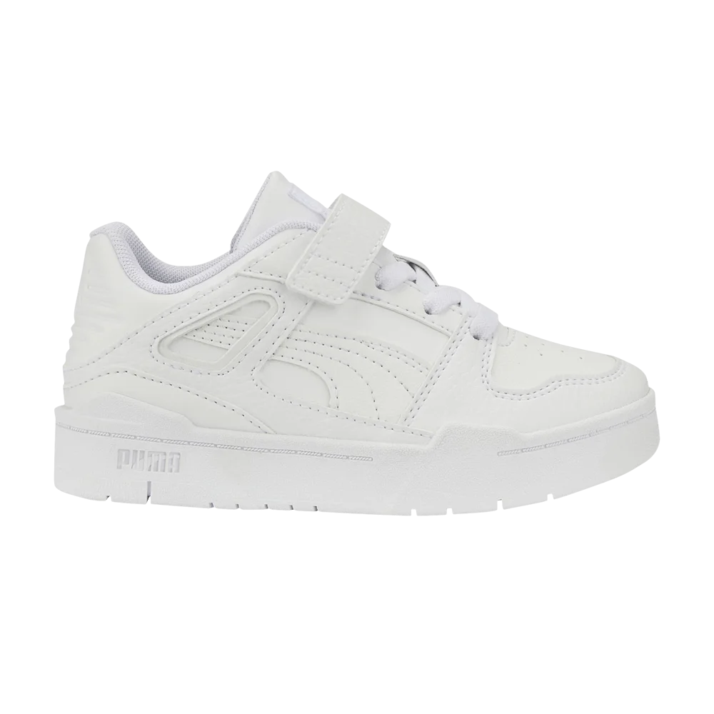 Krossovki-Puma-Slipstream-Leather-Little-Kid-Triple-White