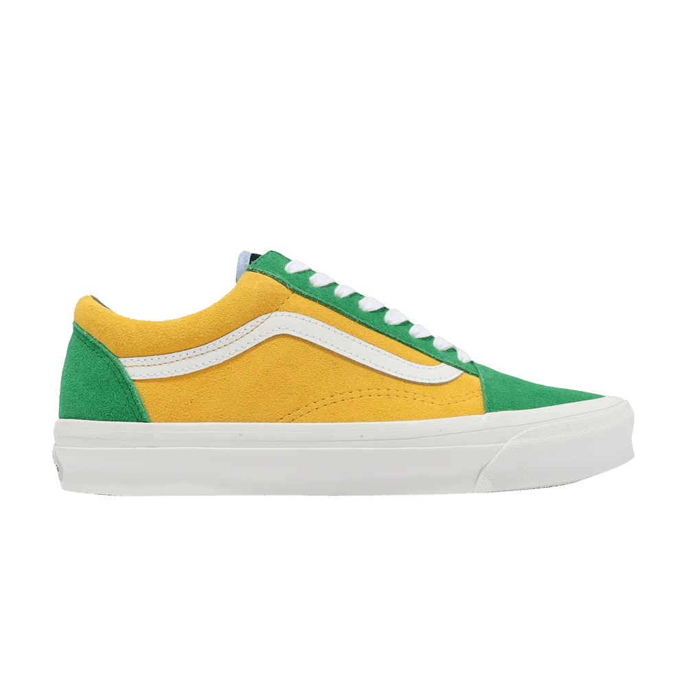 Кроссовки Vans OG Old Skool LX 'Off The Wall - Green Yellow'