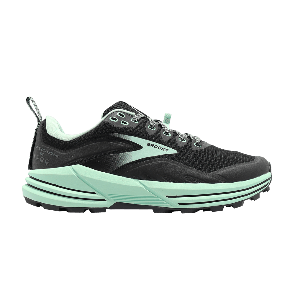 Кроссовки Brooks Wmns Cascadia 16 Wide 'Black Yucca'