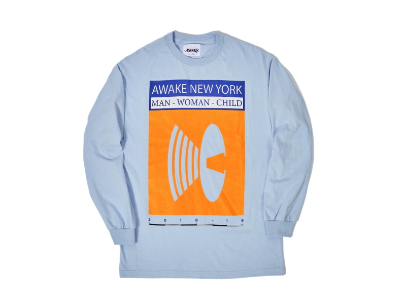 Футболка Awake Man Woman Child L/S Tee Powder Blue